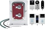 Transformateur de sonnettes de porte, 16V, 30VA Comptabilité avec anneau Pro,Nid Bonjour