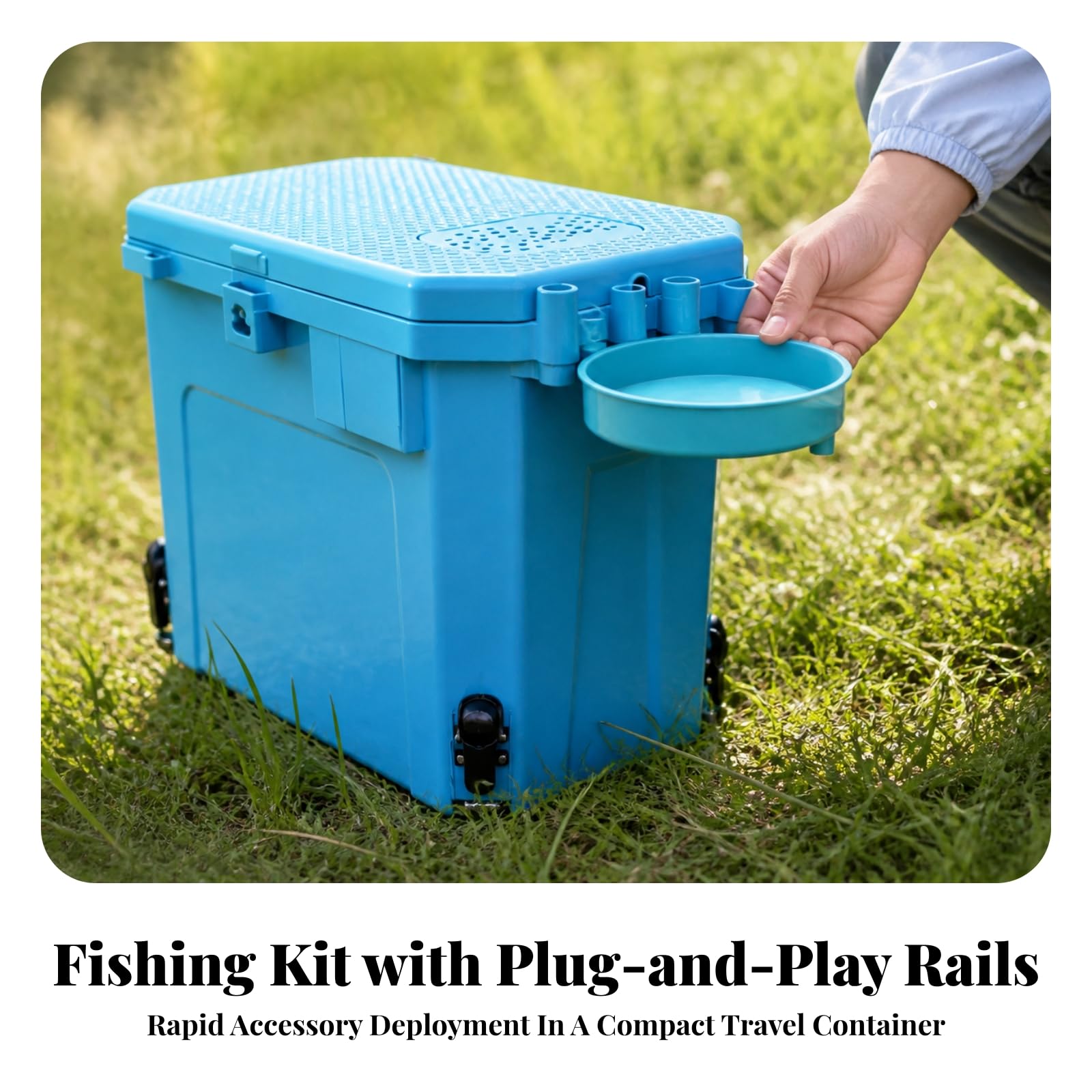 Caja Pesca con Banja para Cebo