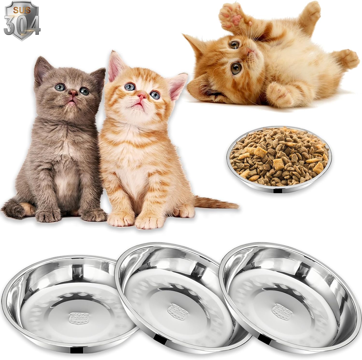 Stainless Steel Cat Bowls
