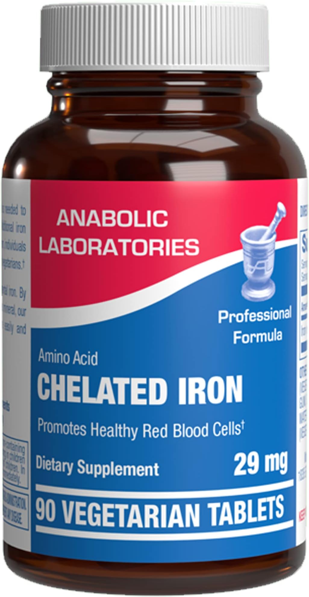 Anabolic Laboratories Iron Chelate, 29 Mg, 90 Tabs
