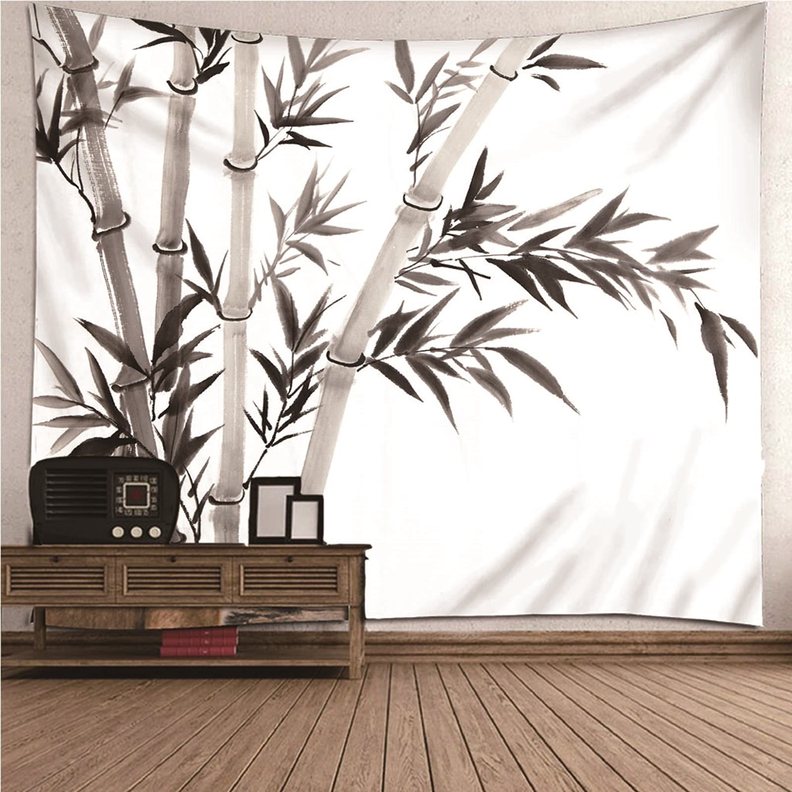 Aeici Tapiz De Tela, Wall Hanging Decor Bambú Tapices De Pared Wall Hanging, Bedsheet(300X260Cm)