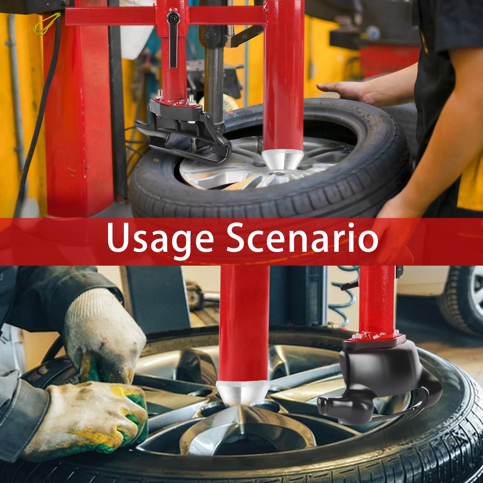 Desmontadora De Neumáticos Manual Ajustable, Máquina Portátil para Neumáticos De Coche De 16 A 21 Pulgadas Herramienta para Desmontar Y Montar Neumáticos Fácilmente