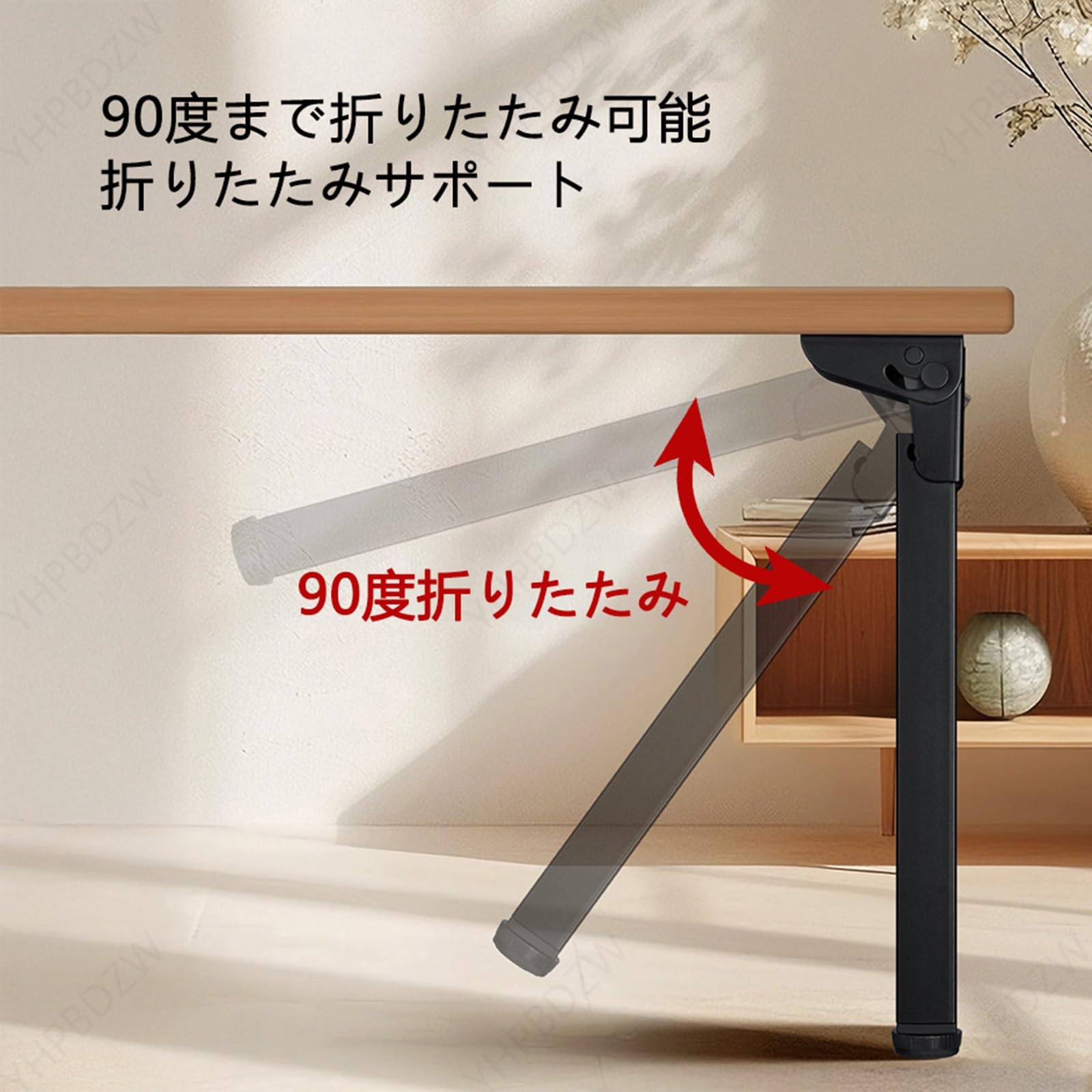 Amazon.co.jp: YHPBDZW 折りたたみテーブル脚 自動ロック式 4本セット