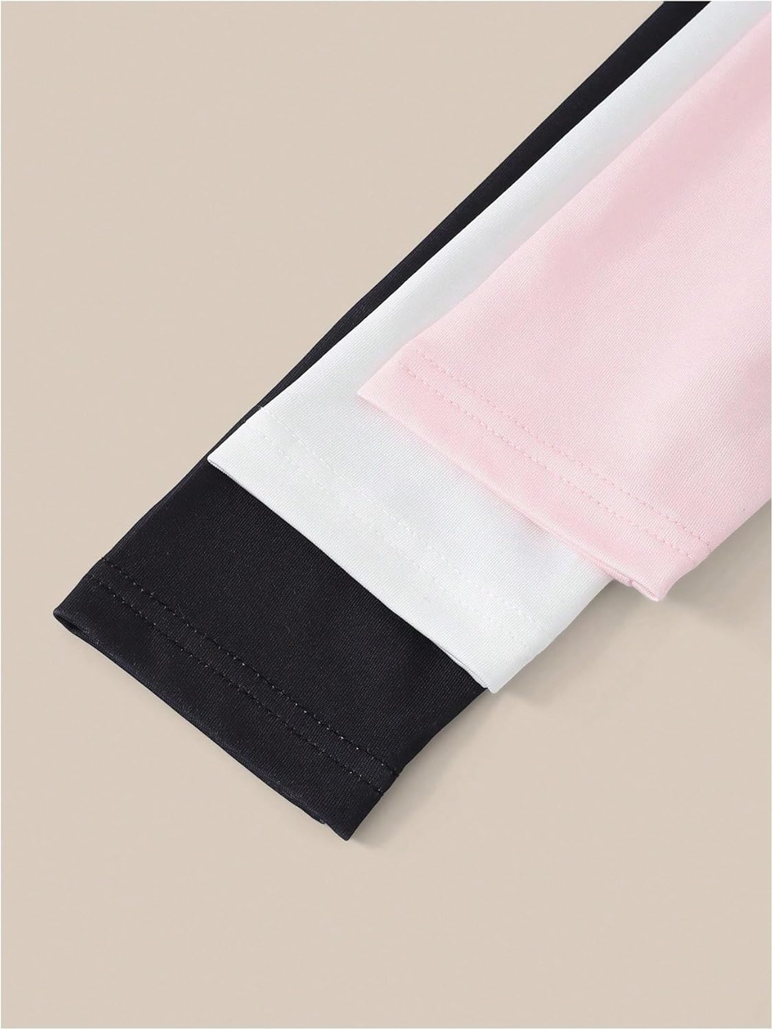 Girl's Long Sleeve Shirts Cherry Bow Graphic Tees Crew Neck Fall Cute Tops for Girls 3 Packs - Image 4