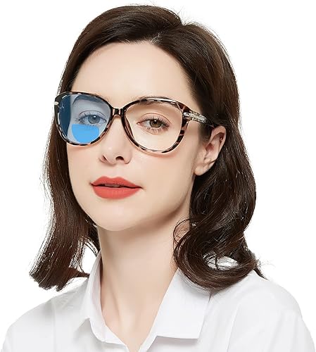 WEMOOTANTS Anteojos de lectura bifocales para mujer, con bloqueo de luz azul, lectores de computadora 1.0 1.25 1.5 1.75 2.0 2.25 2.5 2.75 a 3.5