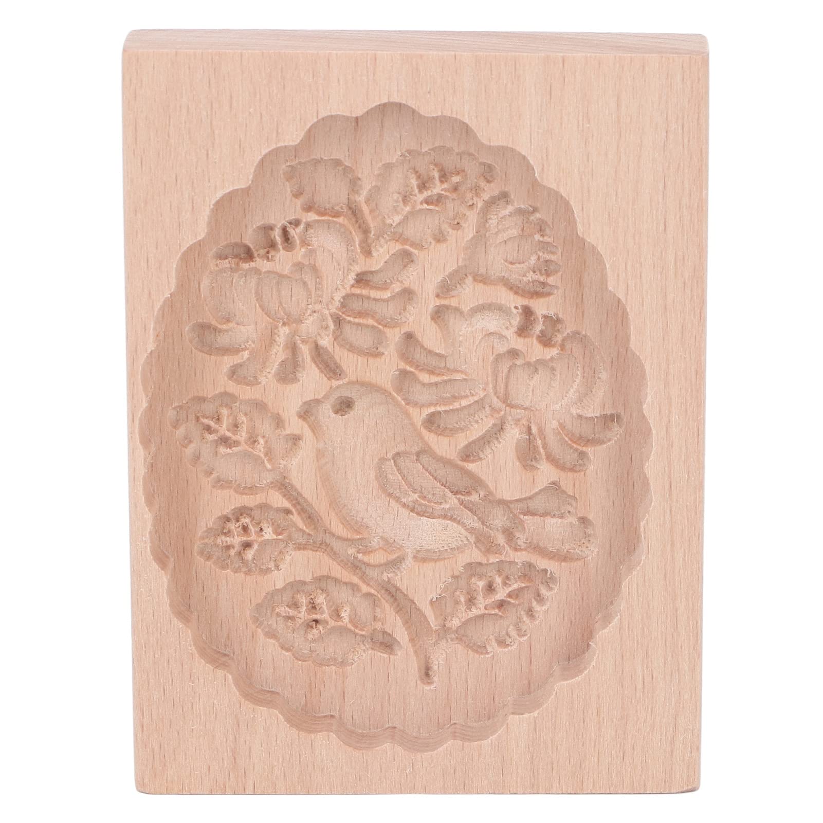 Keksausstecher, Hölzerne Keksformen, Kekse, Kekspresse, Tierkekse, hübscher, lebendiger Holzkeks-Pressstempel, einfaches Entformen und reibungsloses Plätzchen