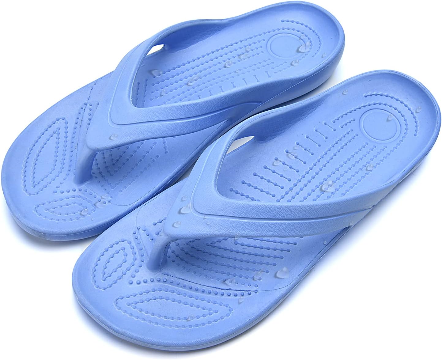 Temi Women's Flip Flops,Soft Lightweight Sandals for Women Anti Slip Casual Slippers Shower Beach Pool Bathroom Flat Slides Shoes - Image 5