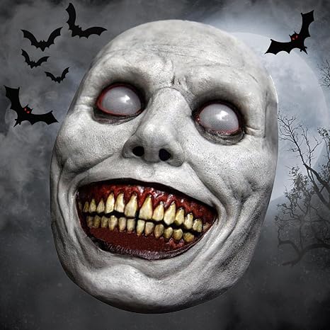 Maschera Doppio Viso Teschio Joker | Lattice Spaventoso Per Halloween, Festa E Cosplay – Unisex