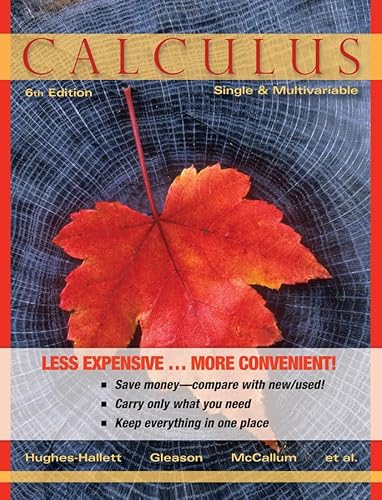 Calculus: Single and Multivariable 6e Binder Ready Version + WileyPLUS Registration Card