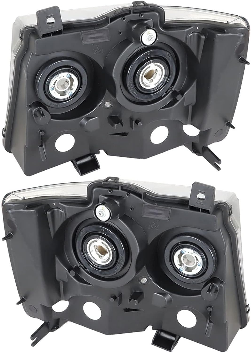2-Pack Headlight Assembly Halogen Driver and Passenger Side Repalcement for 2007-2014 Avalanche/Su-burban/Ta-hoe