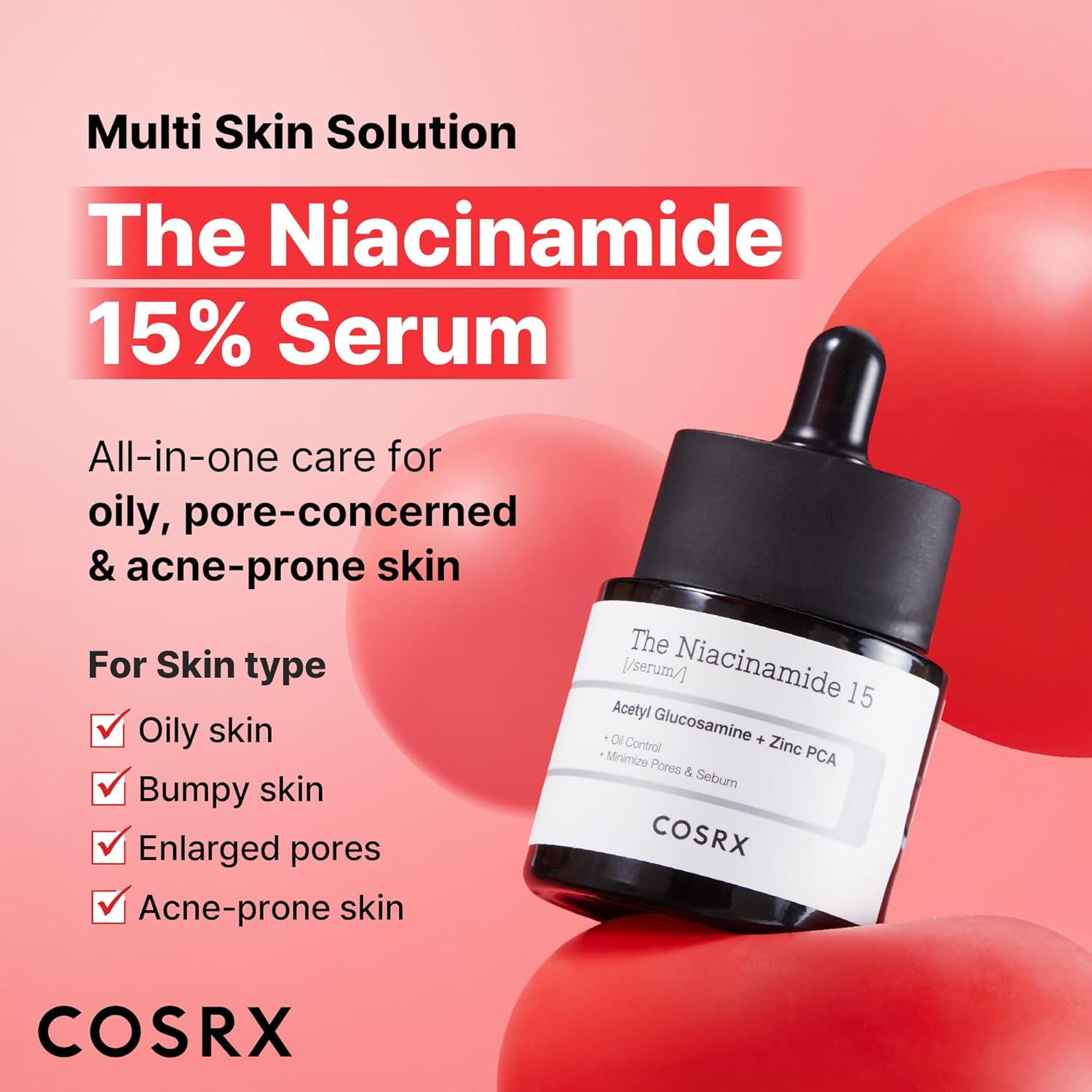 COSRX 15% Niacinamide Face Serum, 0.67 fl oz, Pore Minimizer Serum for Face, Even Skin Tone, Korean Skin Care - Image 2