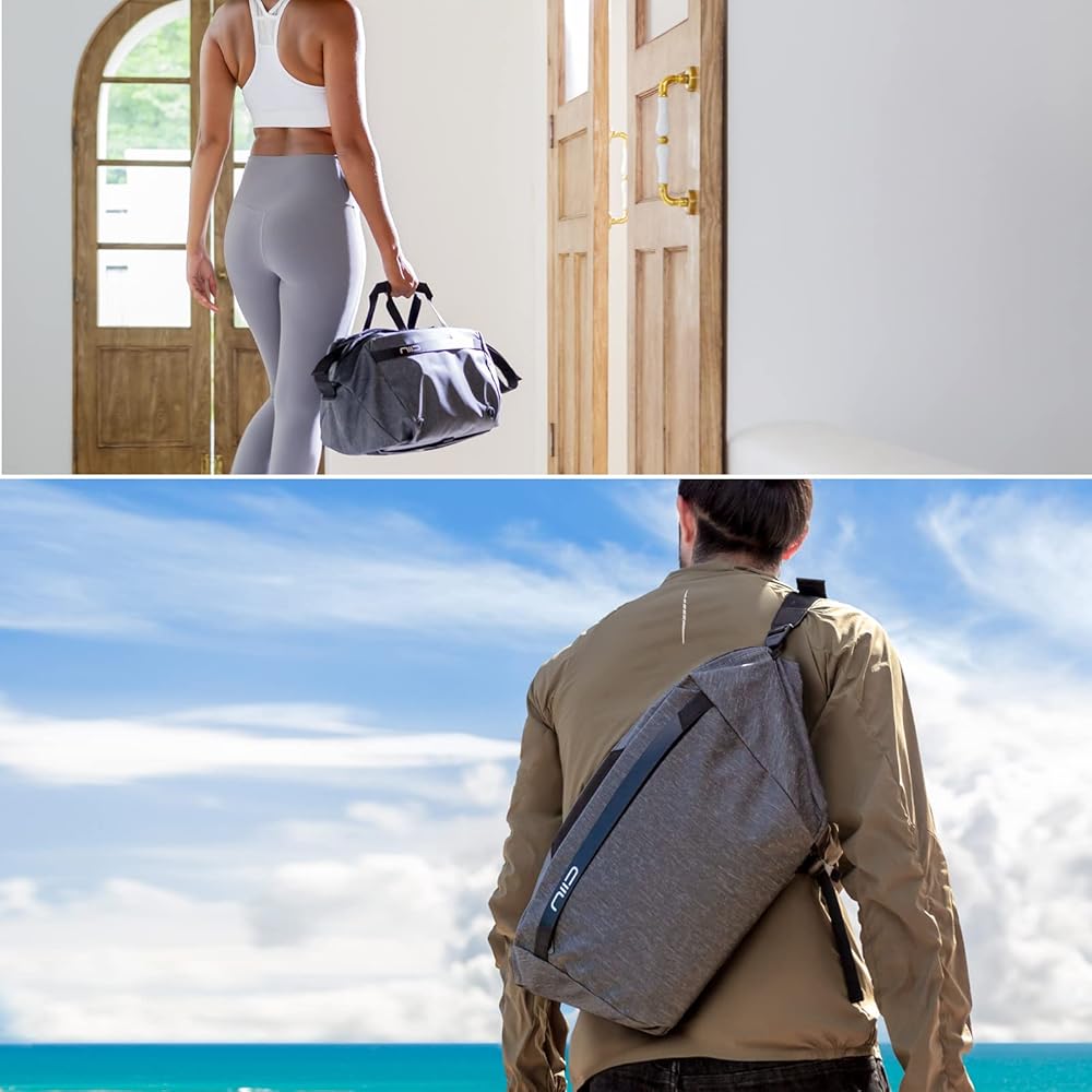 Amazon | NIID CACHE H1 ハイブリッドスリングバッグ&ダッフルバッグ