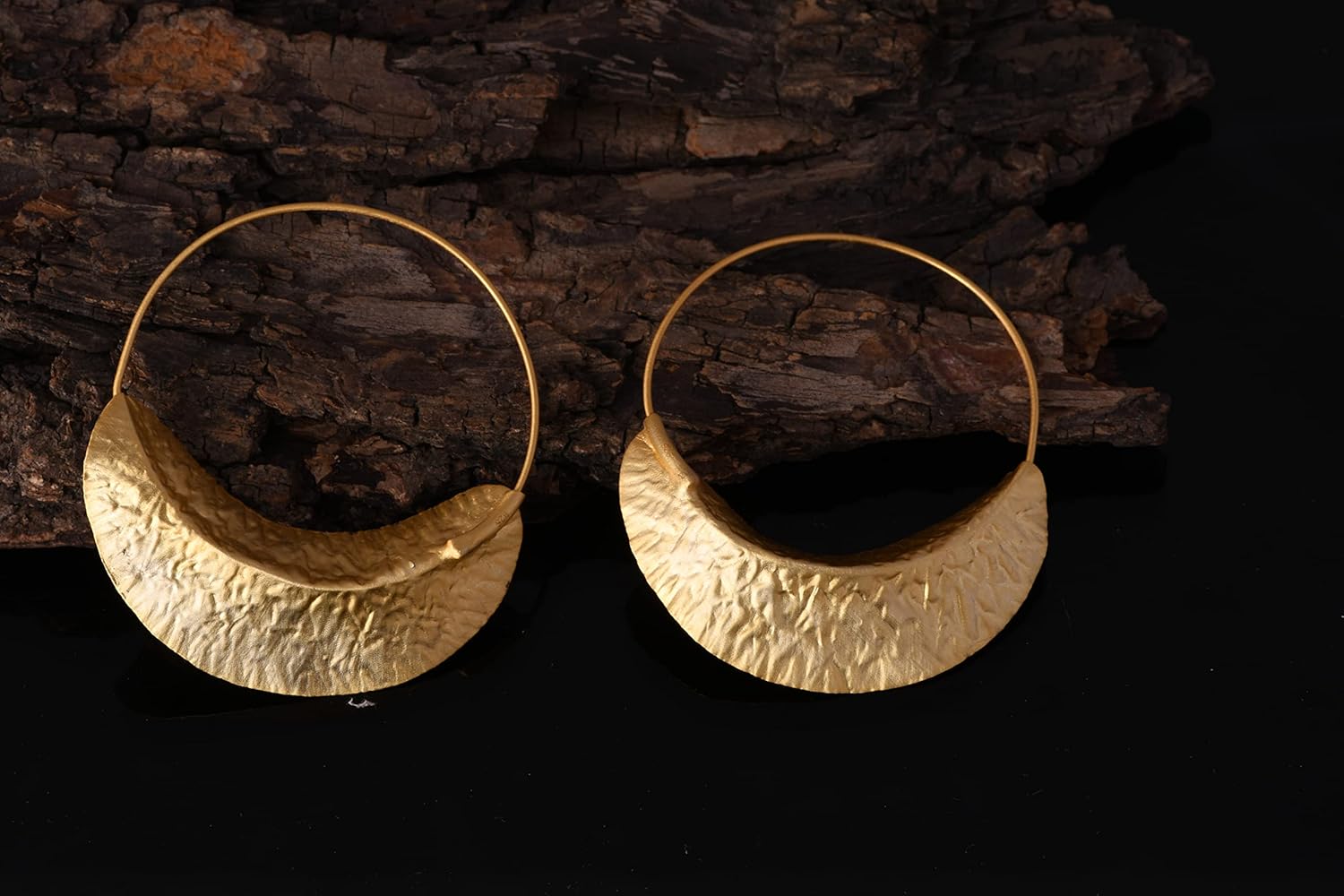 PANOPLY Handmade African Fulani Big Hoop Earrings, Gifts for Mom from Daughter, Son-Mom Gifts, Funny Birthday, Love Gifts, Gift Idea for Anniversary, Birthday, Wedding, Christmas Day