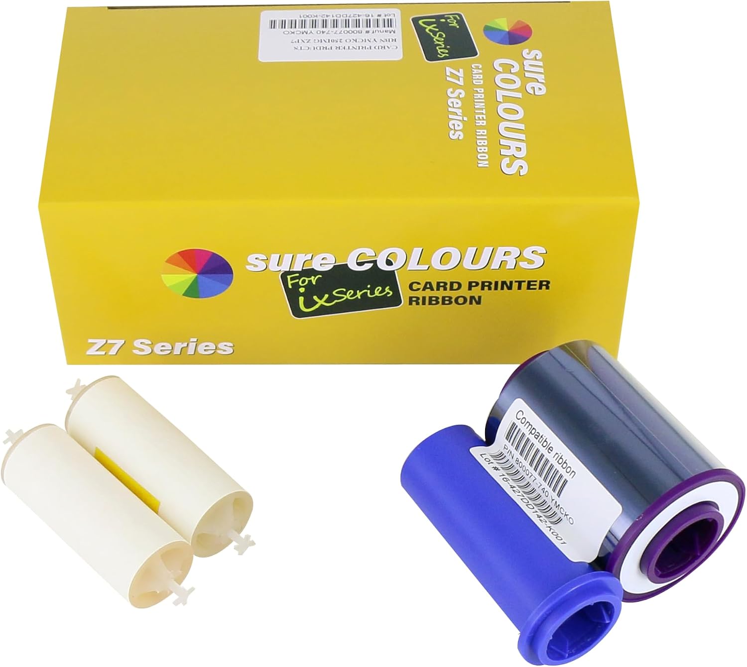 800077-749 ZXP Series, 7 Compatible, Ymckok, 750 Prints per Roll