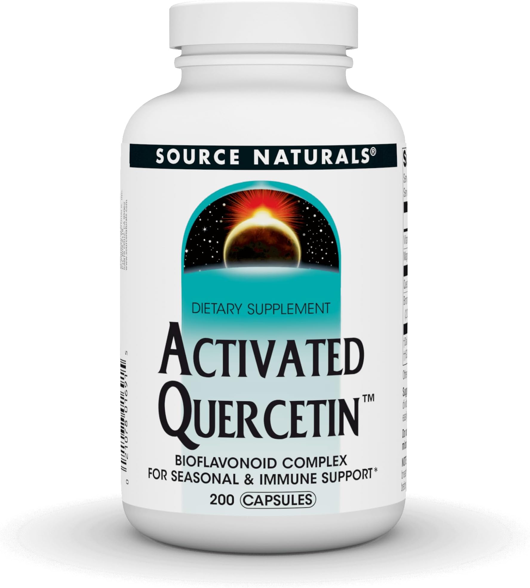 Activated Quercetin, Bioflavanoid Complex, for Seasonal & Immune Support* - 200 Capsules