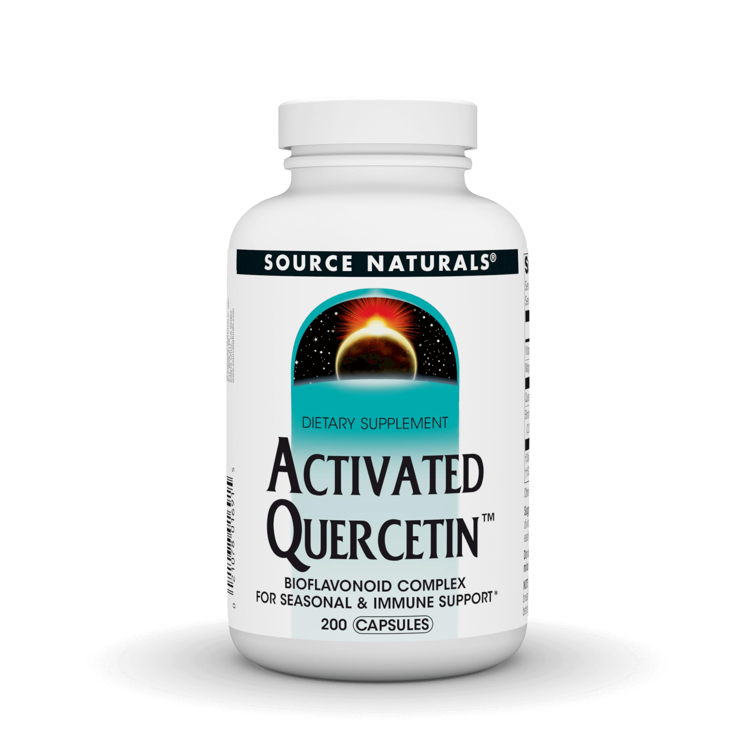 Activated Quercetin, Bioflavanoid Complex, for Seasonal & Immune Support* - 200 Capsules