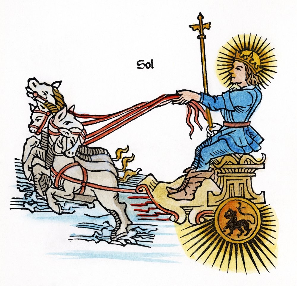 Amazon.com: Sun God Helios Or Sol Nrepresentation Of The Sun God