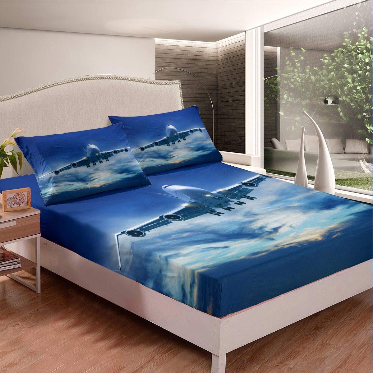 Set Biancheria Da Letto In Microfibra 3D, Super King 260x220 Cm, Con 2 Federe 48x75 Cm - Moderno, Confortevole E Ipoallergenico