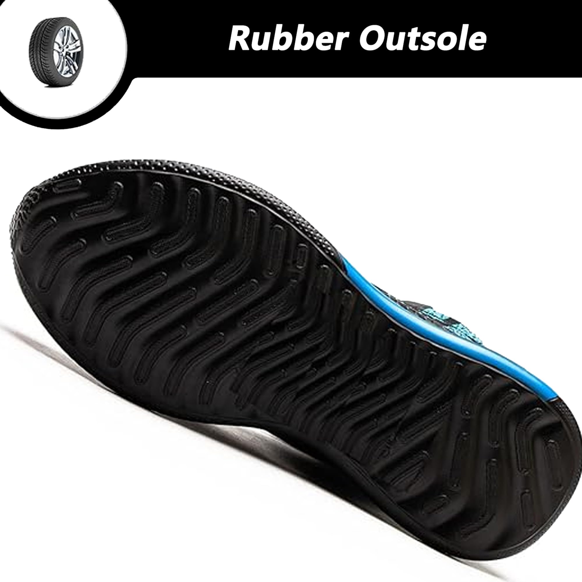 Buty Robocze Męskie Damskie Lekkie Wysoka Cholewka Obuwie Ochronne Antypoślizgo Weoddychające Buty Budowlane Komfortowy 8081/Niebieski 39