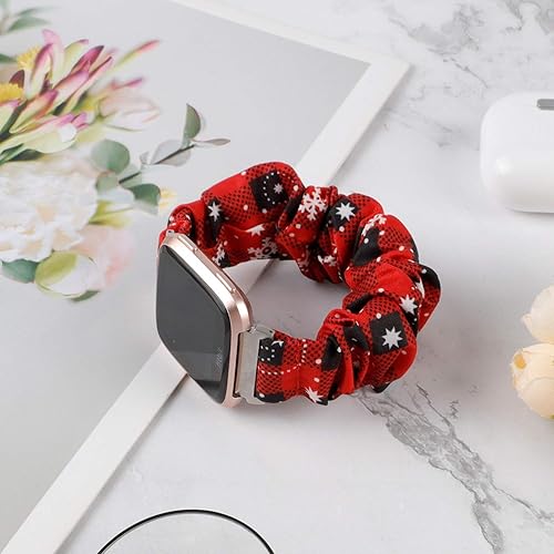 Miniatura 35 de TOYOUTHS - Bandas elásticas para Fitbit Versa/Versa 2/Versa Lite, edición especial para mujeres, niñas, elásticas, de tela, estampadas, de repuesto