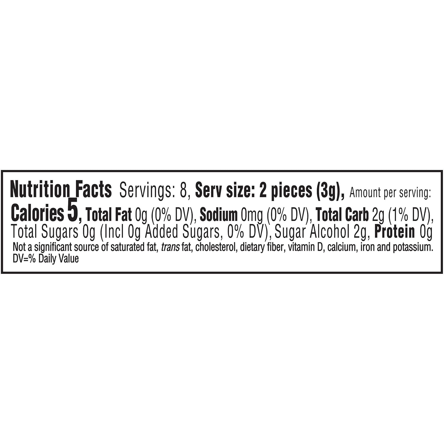 Trident White Sugar Free Spearmint Gum, 16 Count, 9 Pack
