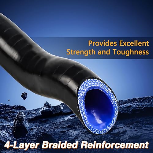 Miniatura 3 de FUSCH Manguera de admisión de aire Turbo Turbocompresor Manguera de reparación de tubería de admisión compatible con Mercedes-Benz C250 SLK250