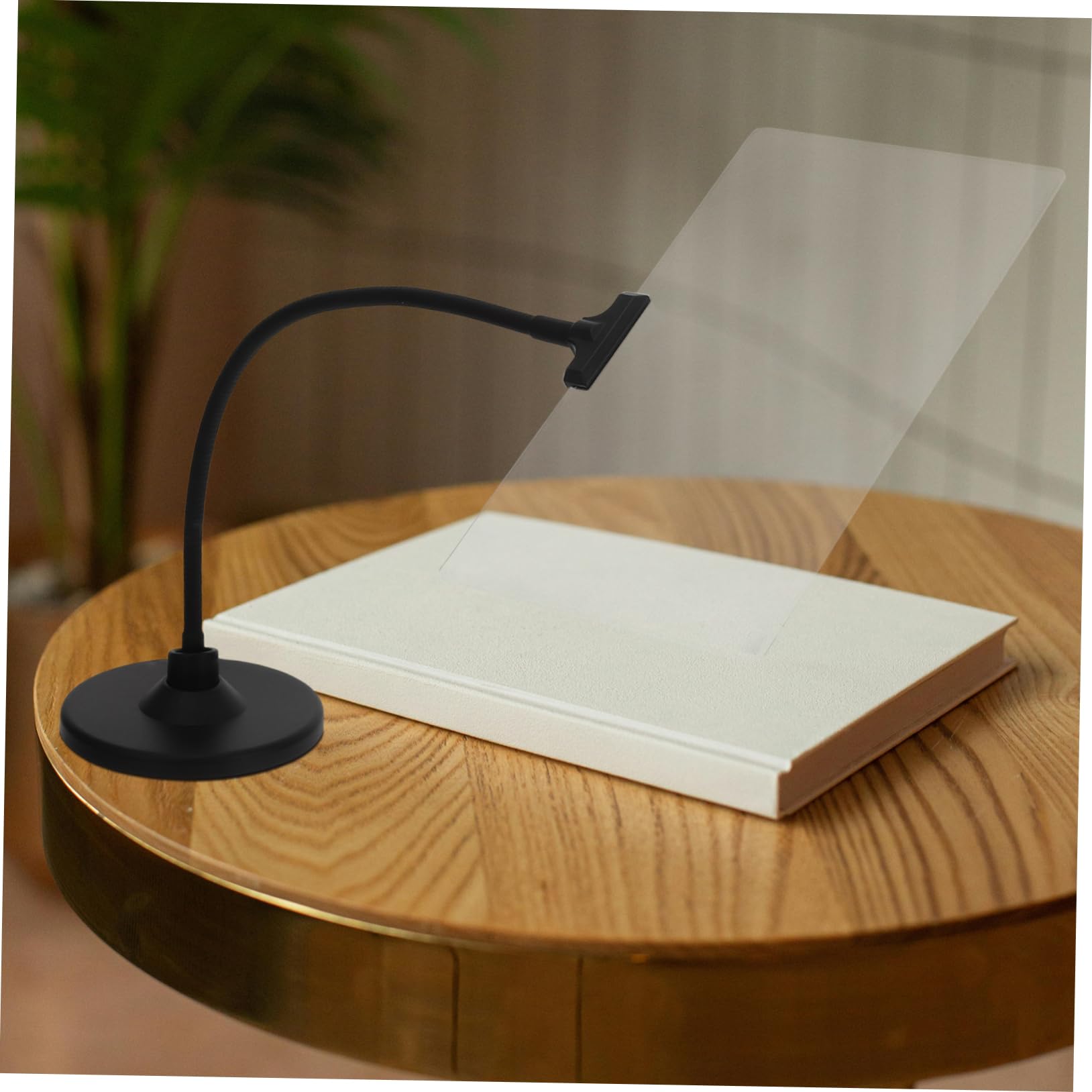 COLLBATH Leselupe mit Ständer und LED Licht Hochauflösendes Vergrößerungsglas aus Abs für Handarbeit und Stickerei Tischlupe zur Entlastung der Augen Beim Lesen