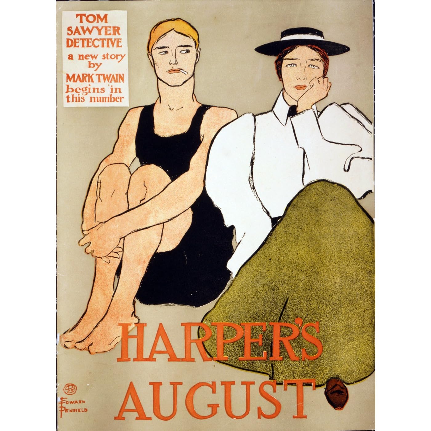 Impression giclée Harpers August_2 pour salon élégant de 101x127 cm