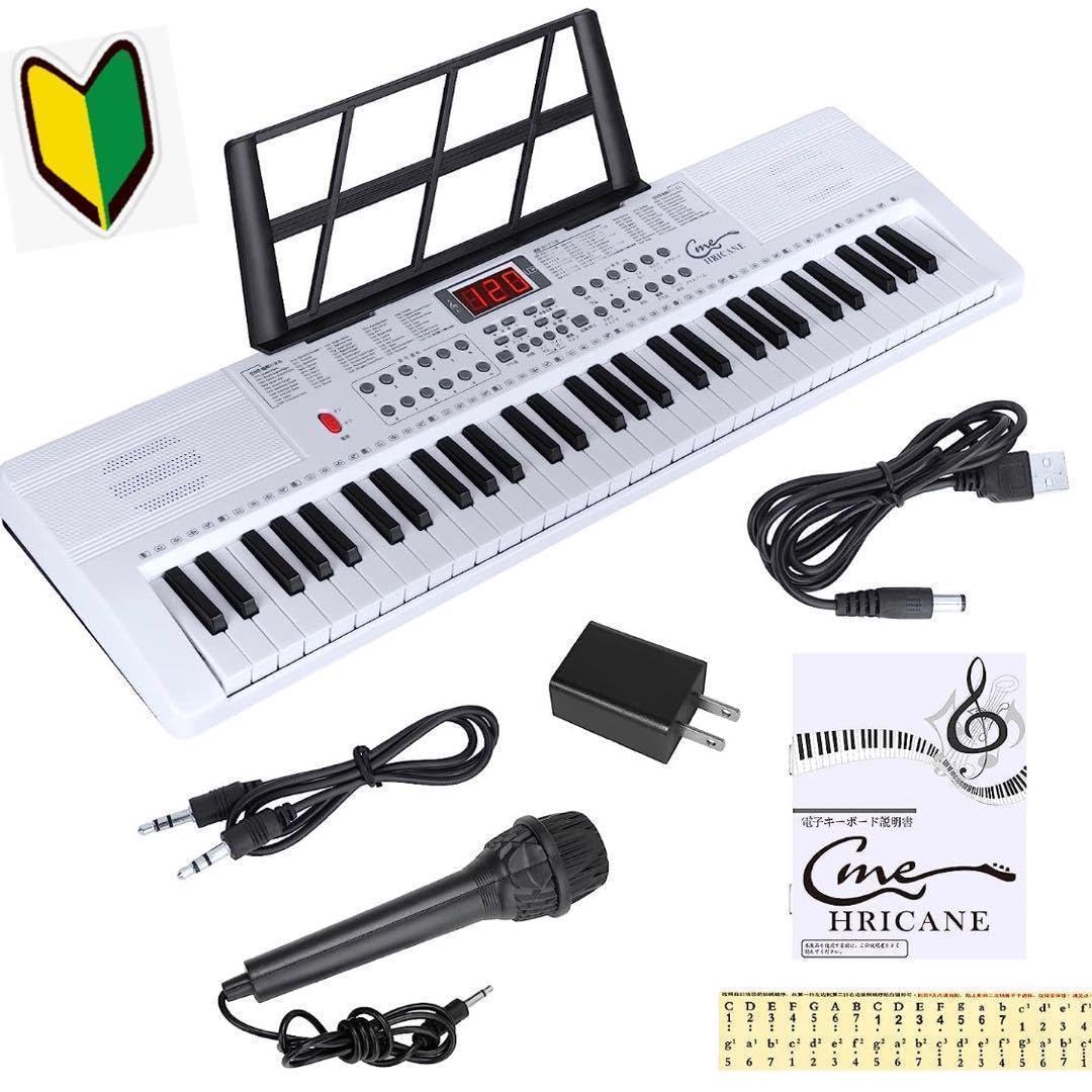 電子ピアノ　日本語表記　初心者向け Amazon.co.jp: ピアノ キーボード 電子キーボード 61鍵盤 電子ピアノ 鍵盤楽器