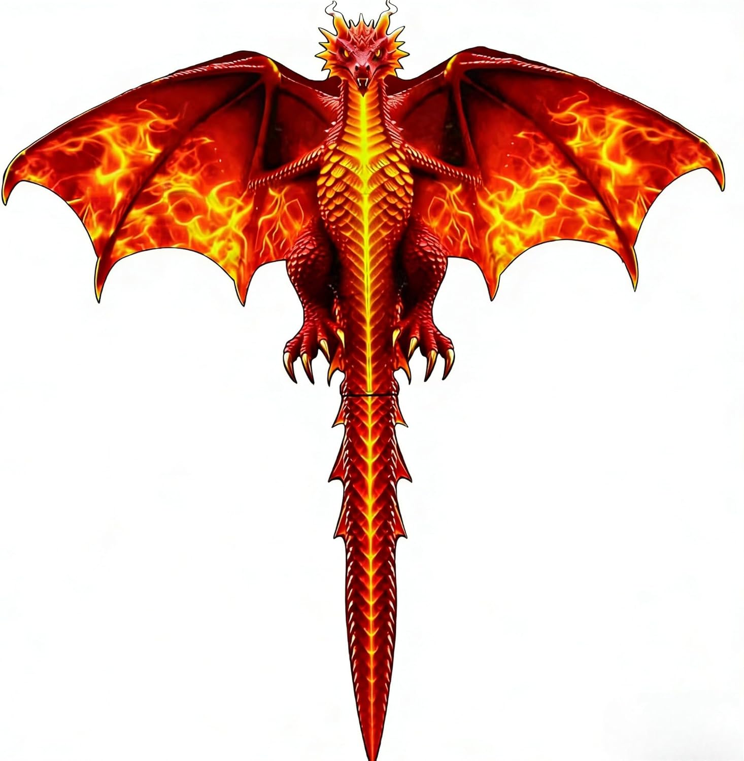 Large Dragon Kite for Kids and Adults, Easy to Fly with 300ft String, Perfect for Beach, Park, Outdoor Activities, Gift for Boys Girls.