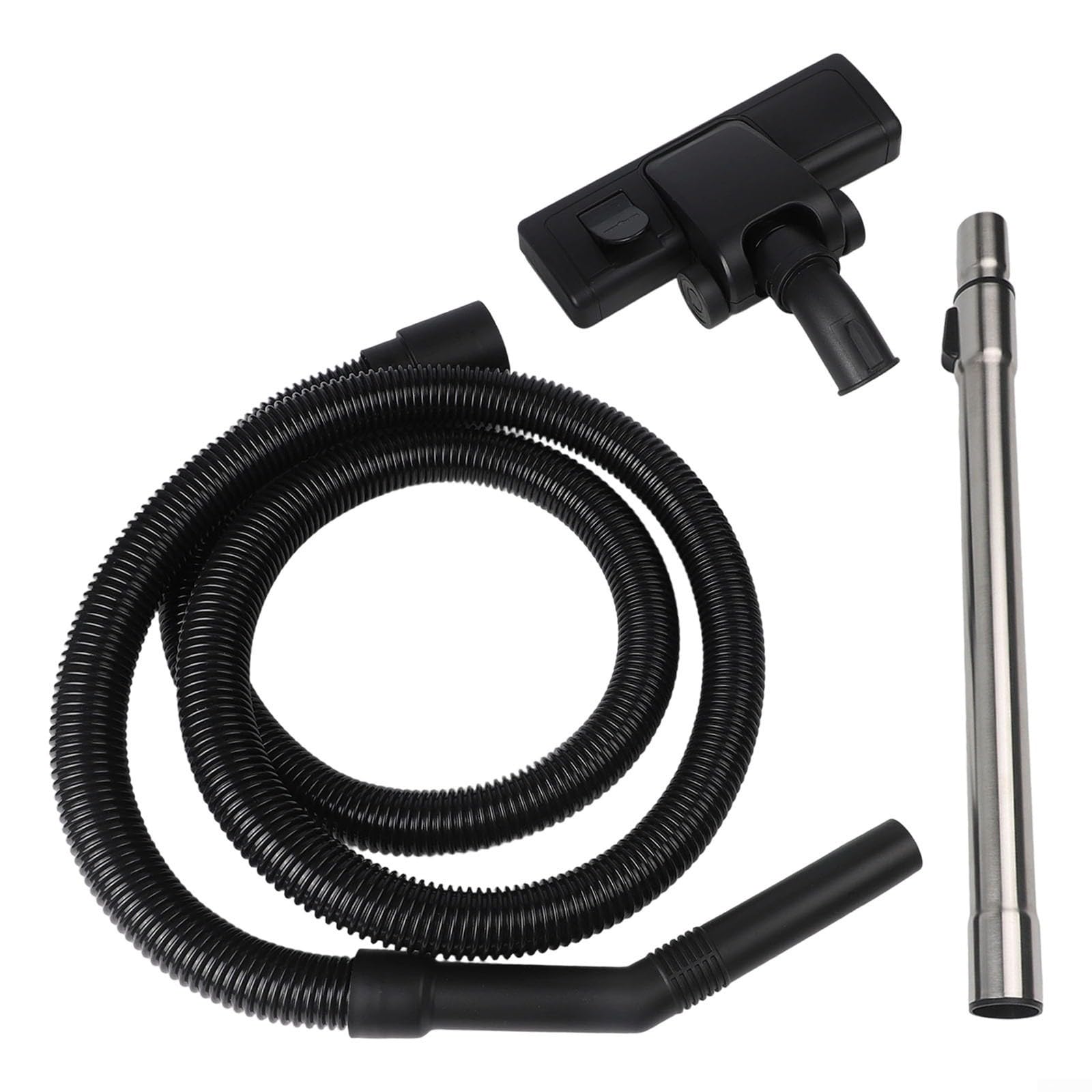 Juego de manguera de cepillo de piso para Karcher WD3 WD5 para aspiradoras MV3 SE Series, kit de extensión de tubo de succión de acero inoxidable