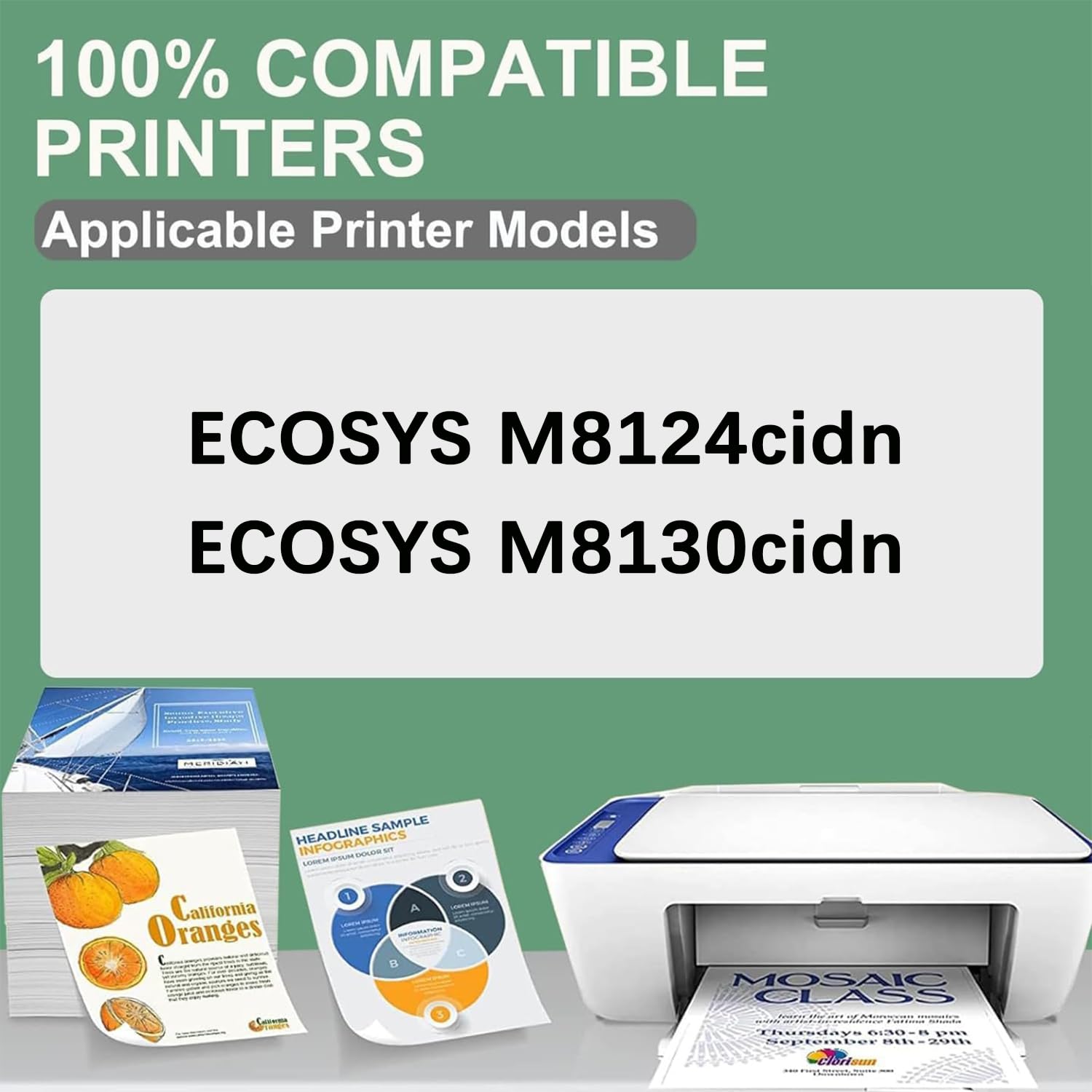 JUNTINE Remanufactured TR-8115A Transfer Belt Assembly Replacement for Kyocera TR-8115A 302P393101 Transfer Belt Assembly Compatible with Kyocera ECOSYS M8124cidn ECOSYS M8130cidn Printers(1-Pack)