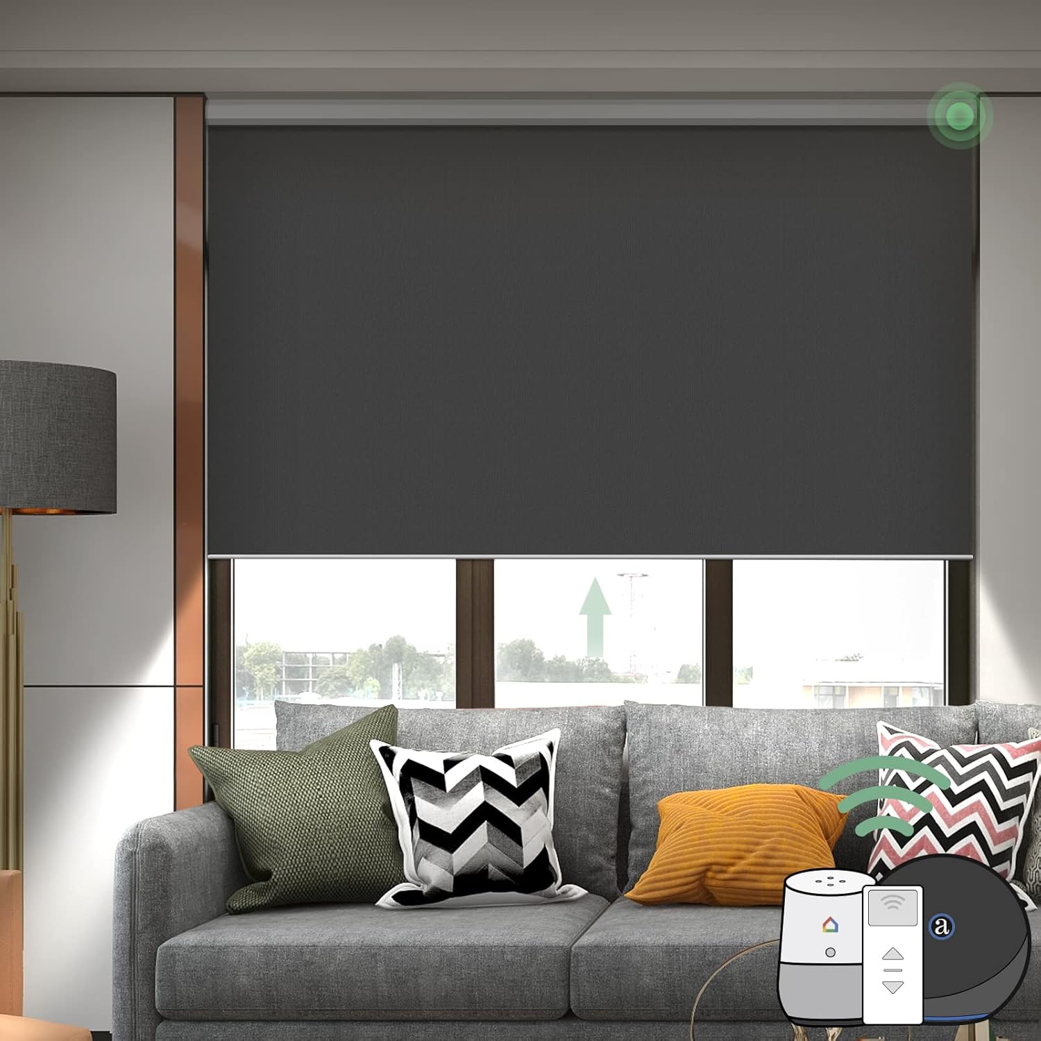 Amazon.com: Yoolax Motorized Smart Blind for Window with Remote Control