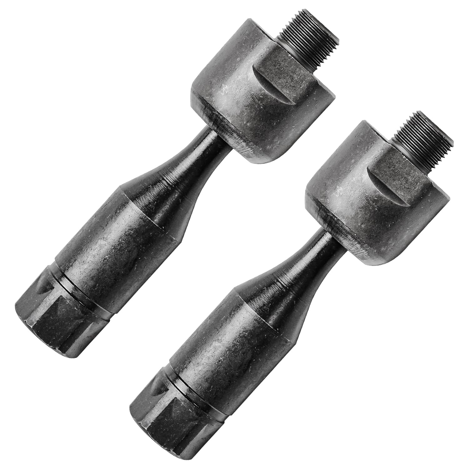 Detroit Axle - 2 Front Inner Tie Rods for 2002-2009 Chevrolet Trailblazer GMC Envoy 2003 2004 2005 2006 2007 2008 Inner Tie Rods Fit Vehicles w/ 16mm