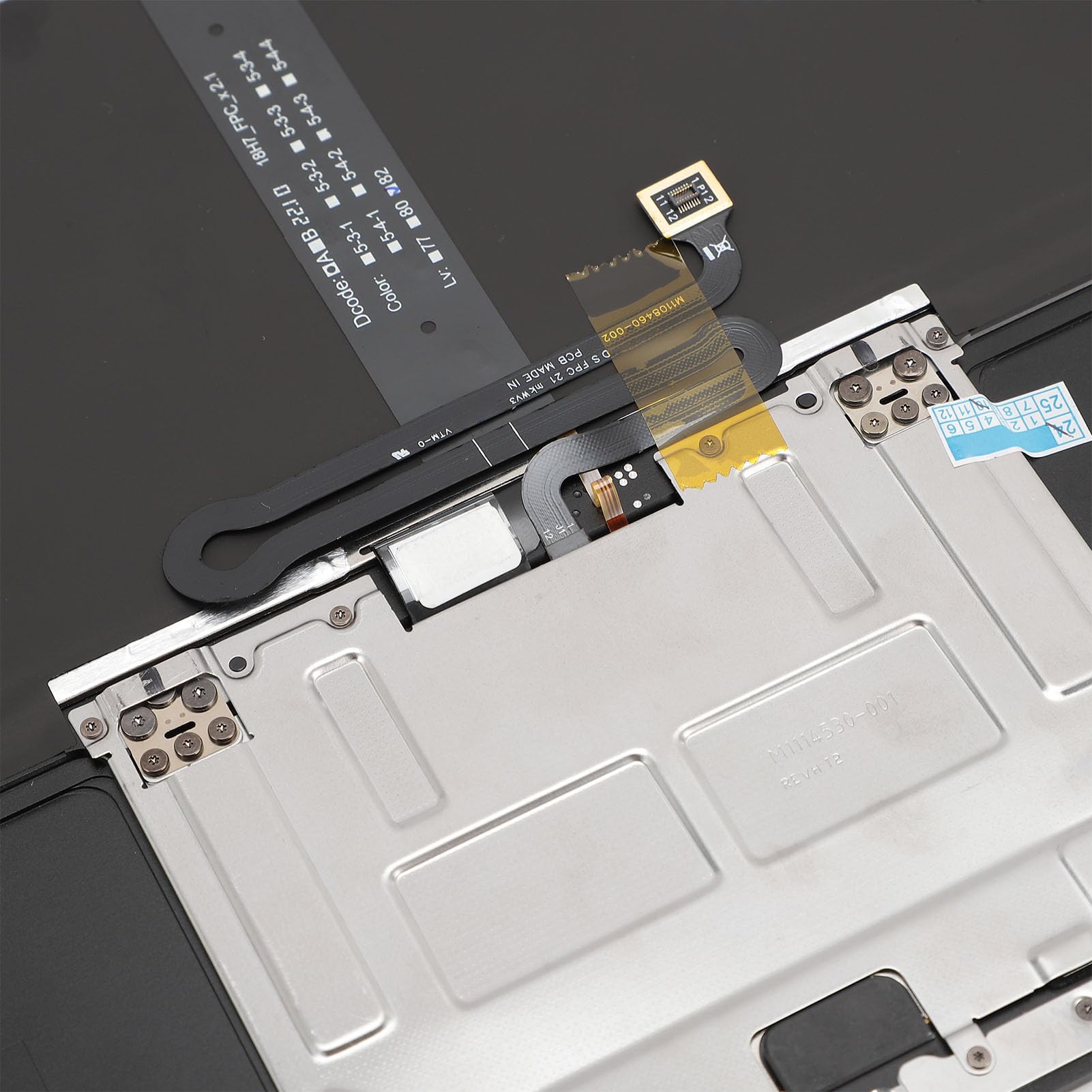 KUIDAMOS Tastiera Sostitutiva per Laptop con Touchpad in Lega di Alluminio da 13,5 Pollici Installazione Perfetta per Laptop di 3 e 4 Generazioni