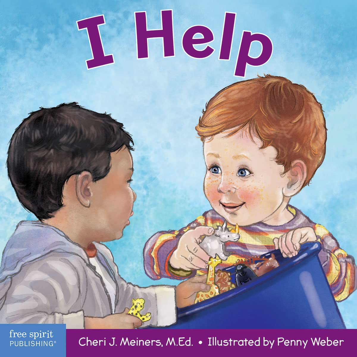 I Help A book about empathy and kindness by Cheri J. Meiners (Board book)