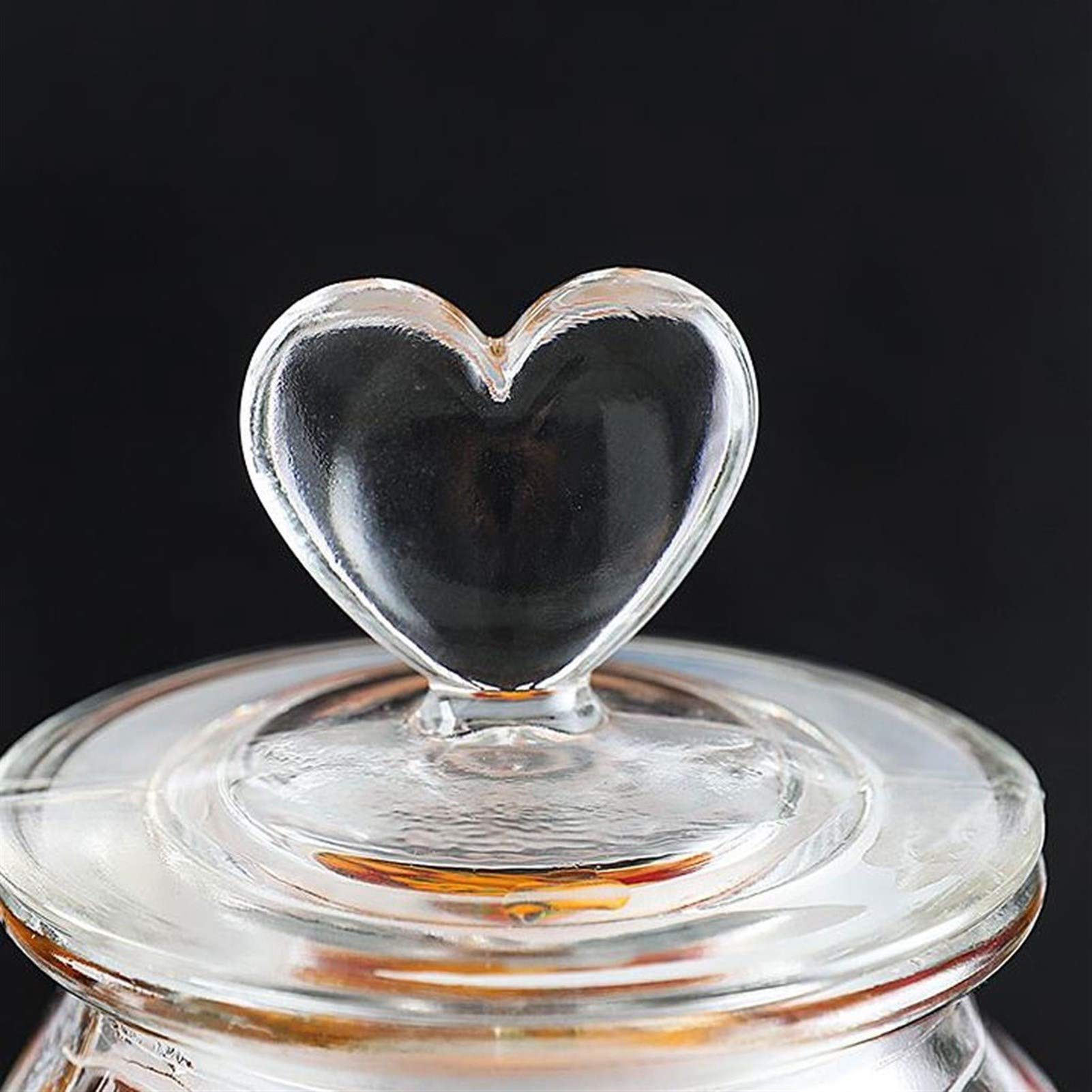 Botes para Alimentos Tarro 2 piezas de vidrio con tapa, Hermético envase de cristal de almacenamiento for alimentos, harina, pasta, café, dulces, aperitivos y Más, botes de cristal for el Hogar & Coci