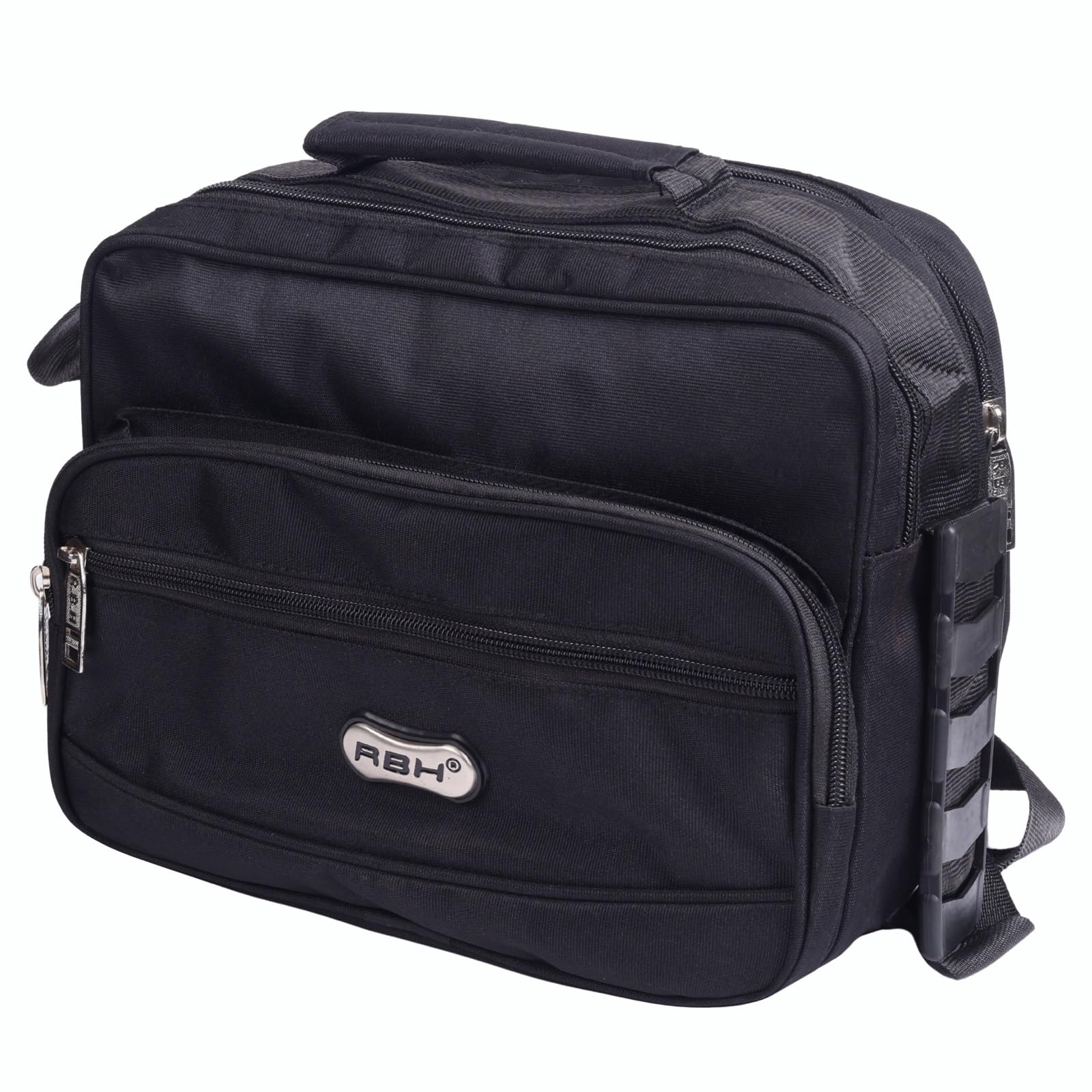 rbh label Collection Bag Black Shoulder Sling Bag for Men & Women Multi-Compartment Office & Travel Bag-picture-11