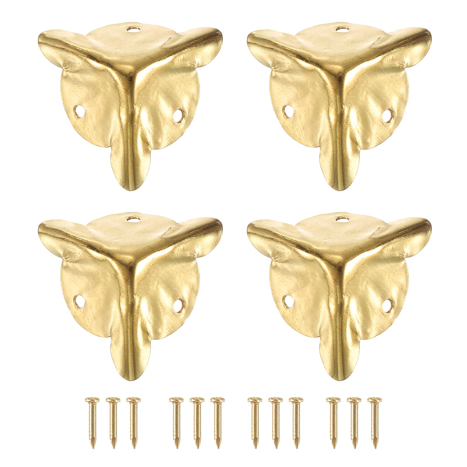 Protection d'angle vintage jaune pour restaurer les malles de famille