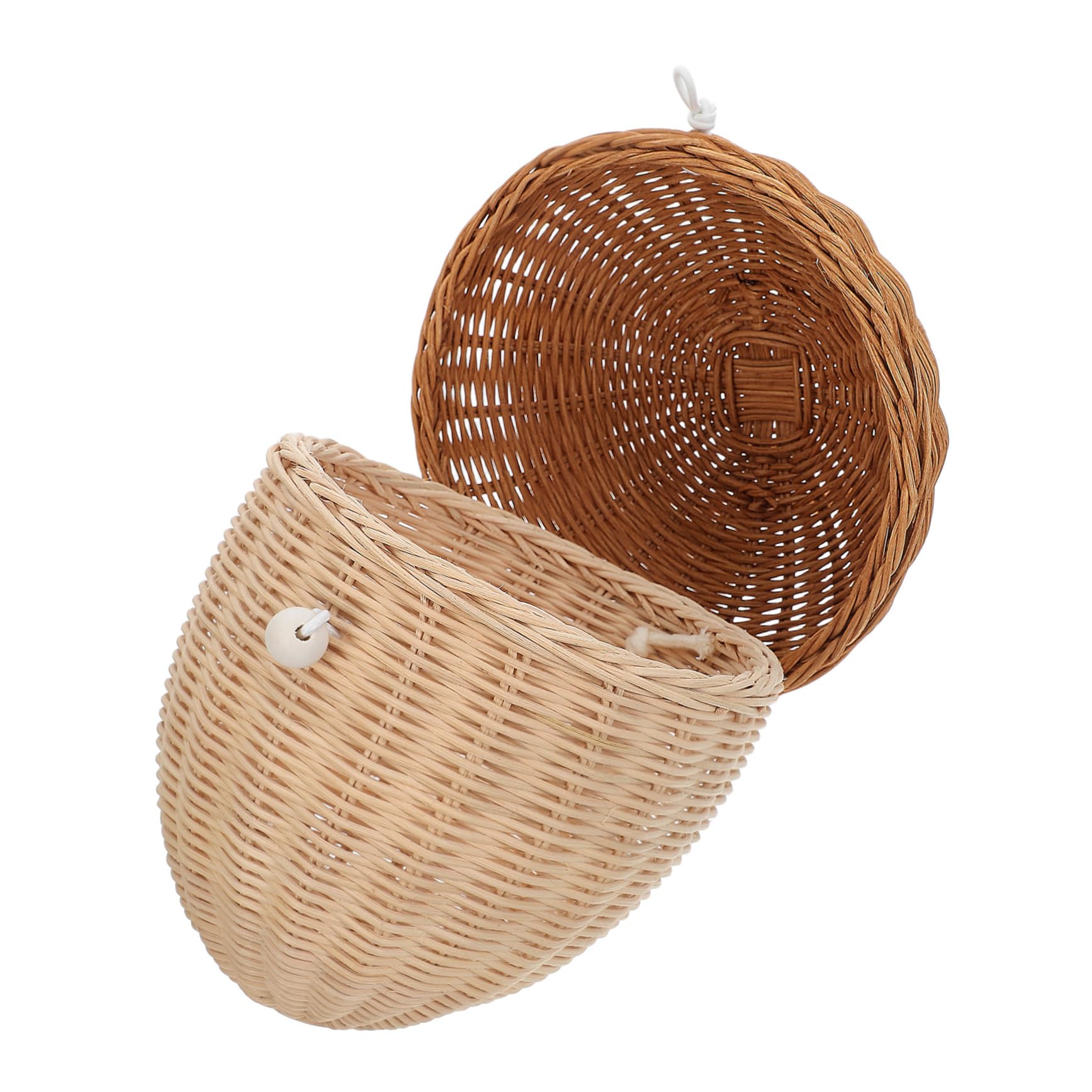 Panier en rotin avec couvercle Cabilock pour ranger les jouets d'enfant