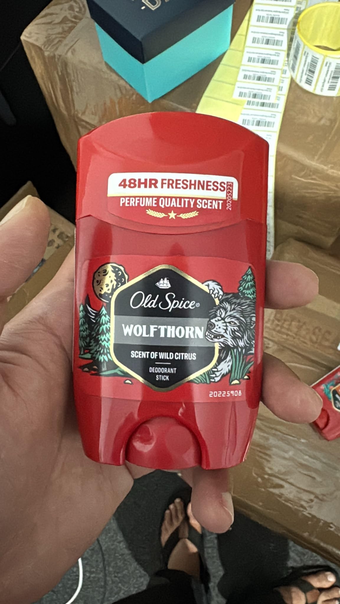 Wolfthorn Deodorant Stick, Deodorant Stick Without Aluminium for Men, Men's Deodorant with Long-lasting Fragrance, 50 ml