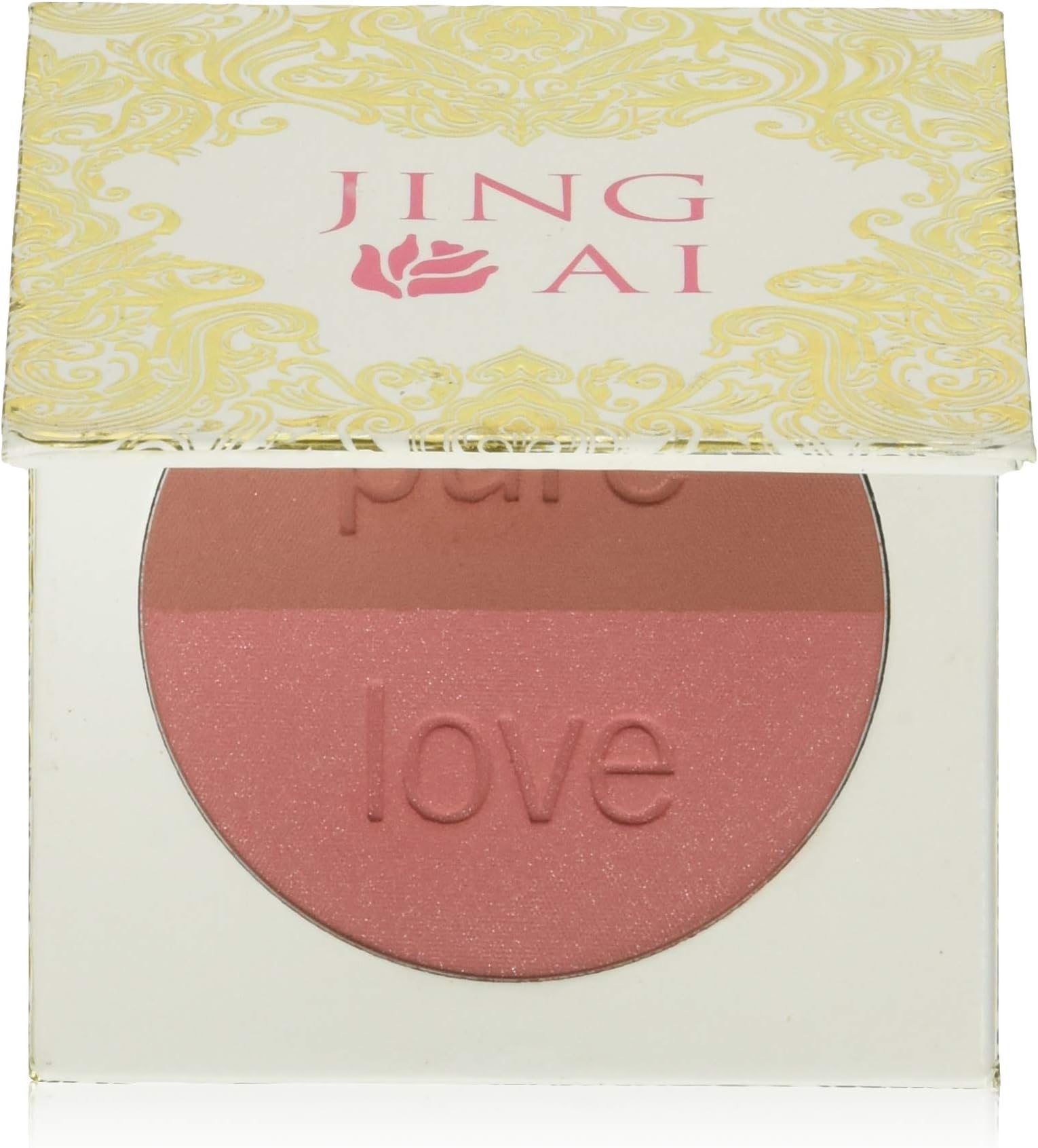Compact Makeup Mirror For Purses - And Blush By Jing Ai Cosmetics - 2 Shades For Light, Medium, Dark Skin Benefit All Face Complexions Paraben Gluten & Cruelty Free Vegan Formula (Prima Donna)