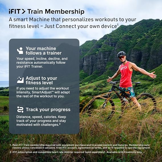 NordicTrack T Series 9 Exercise Bike | Quick-Adjust Digital Magnetic Resistance Delivers 16 Intensity Levels for Smooth, Whisper-Quiet Cardio Sessions