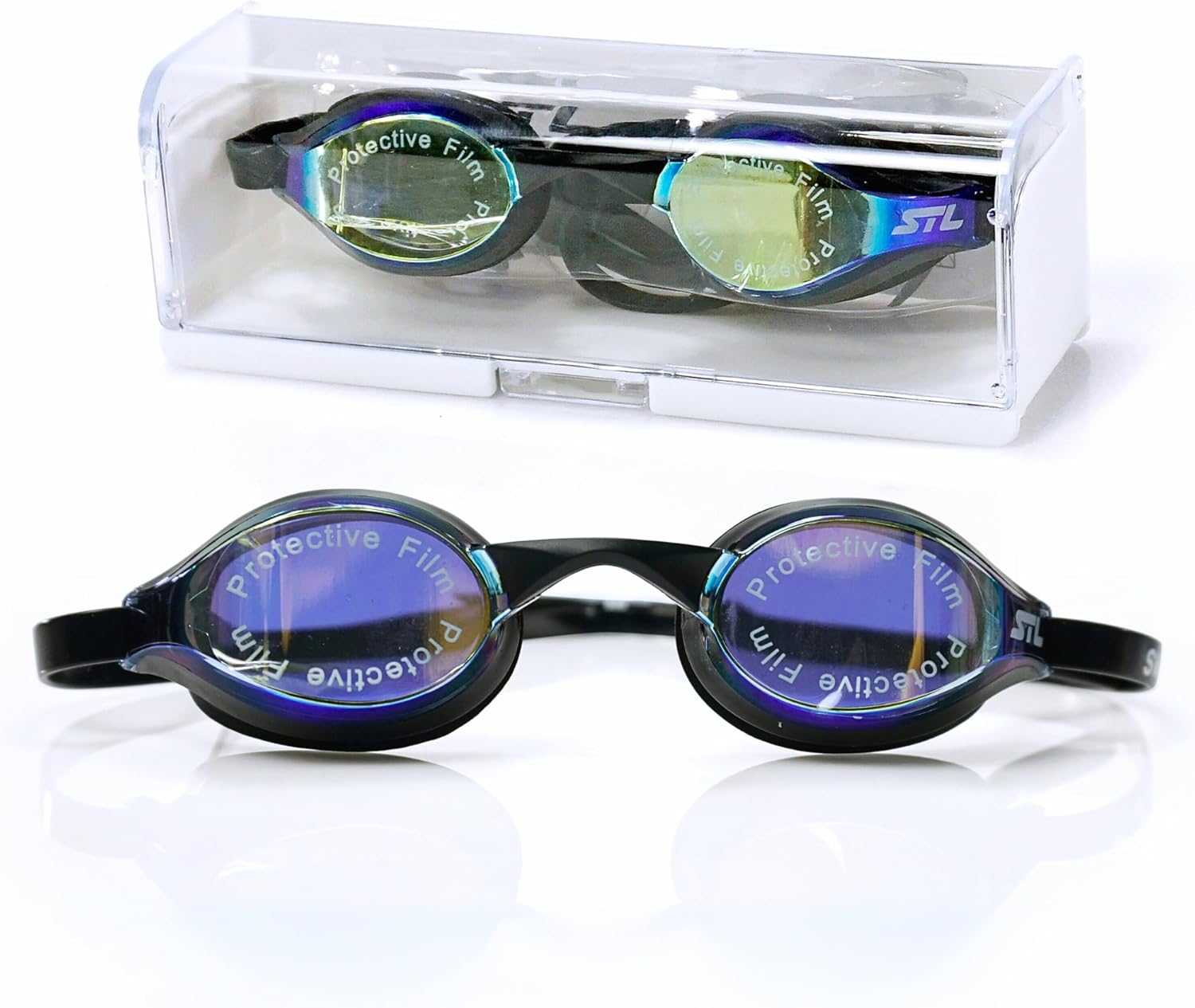 Mirrored Goggles Swimming Adult, Competitive Swim Goggles For Men, Women, Teenagers, Anti Fog, UV Protection Mirrored Goggles Swimming Adult, Competitive Swim Goggles For Men, Women, Teenagers, Anti Fog, UV Protection