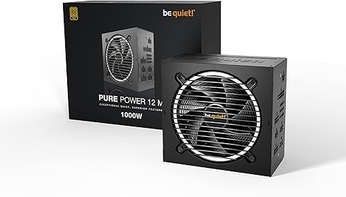 Miniatura 2 de Pure Power 12 M 1000W, ATX 3.0, 80 Plus Gold, fuente de alimentación modular, para GPU PCIe 5.0 y GPU con conectores de 6+2 pines, cable 12VHPWR