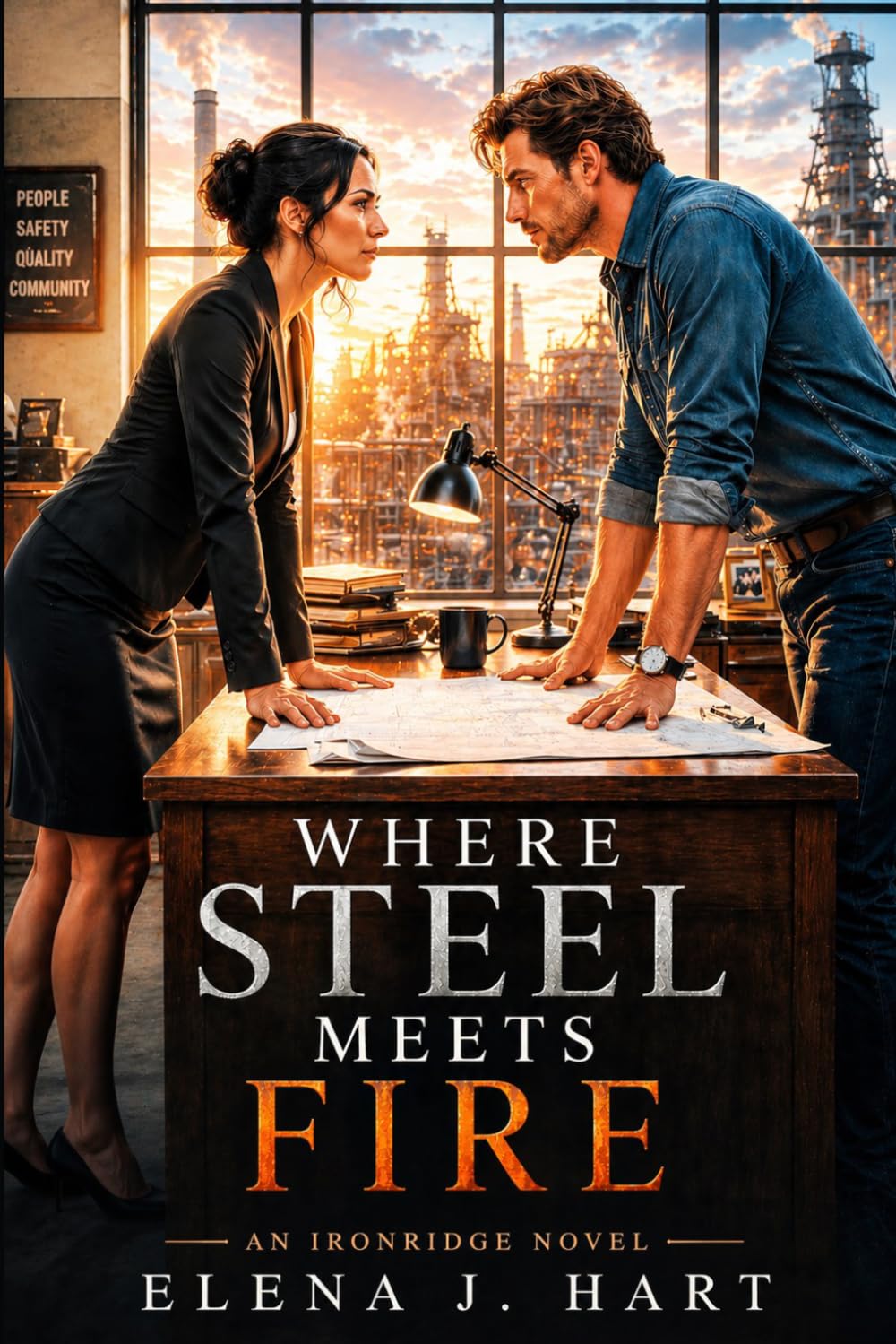 Where Steel Meets Fire: A Slow-Burn Novel of Work, Trust, Community, and Connection (Ironridge)