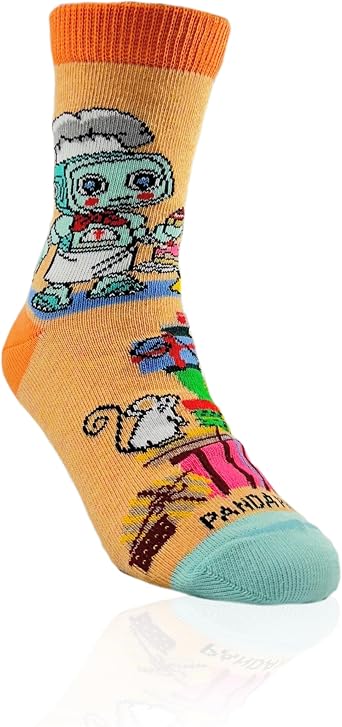 Robot Chef Socks (Ages 3-7)