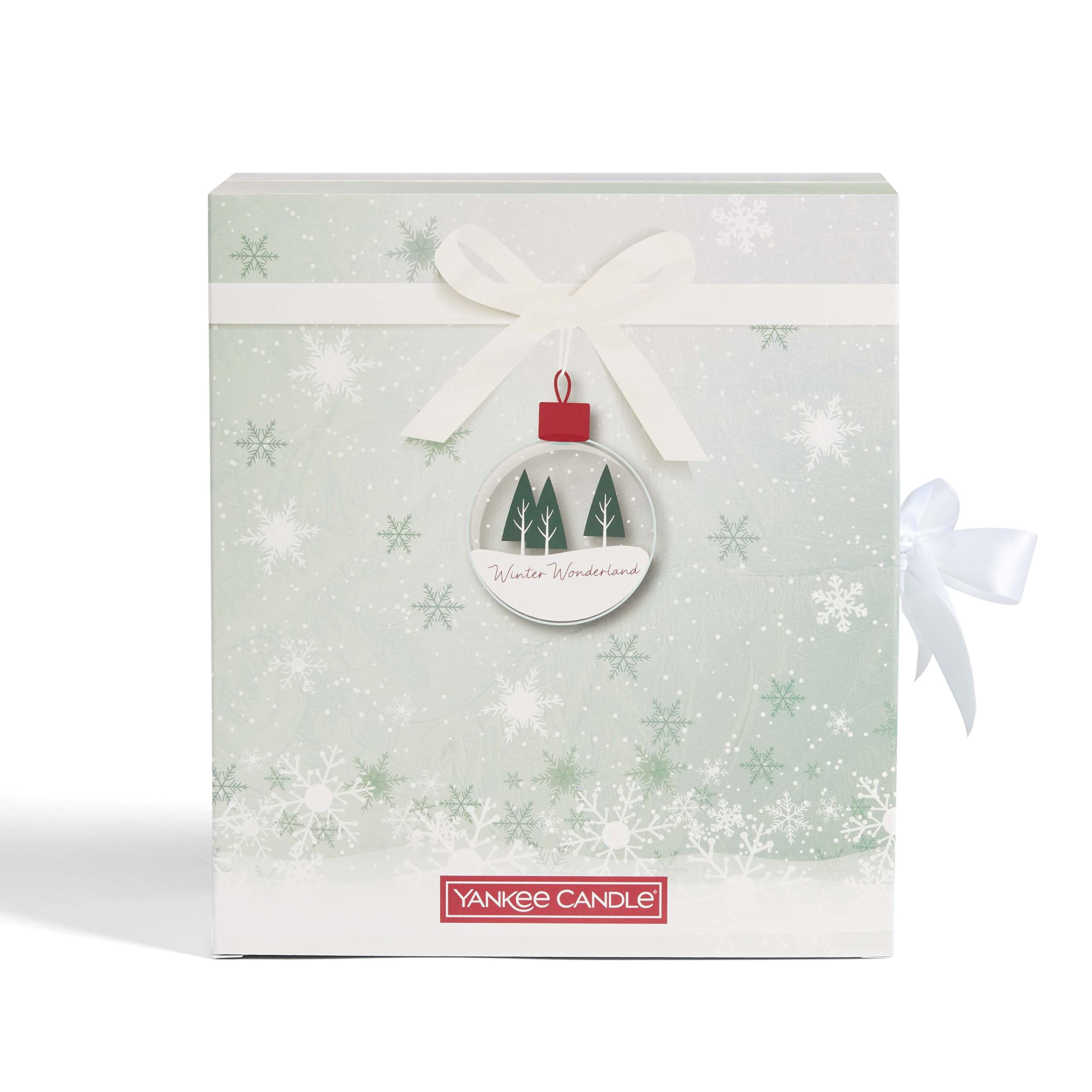 Yankee Candle Calendario dell'Avvento 2022, Set regalo di candele profumate, 12 candele votive profumate, 12 tea light e 1 supporto per tea light, Snow Globe Wonderland