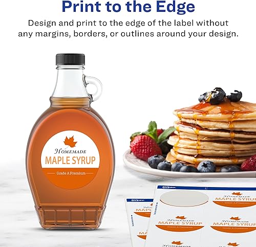 Miniatura 3 de Avery Etiquetas redondas impermeables duraderas con alimentación segura 075 pulgadas de diámetro 800 etiquetas impermeables resistentes al aceite y