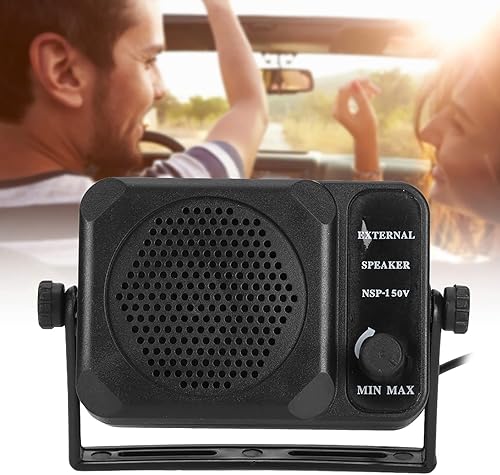 Miniatura 2 de Altavoces de radio de coche Mini altavoz externo NSP150V Radio de 2 vías CB HF VHF UHF Transceptor Radio de coche Altavoz de coche Accesorio para